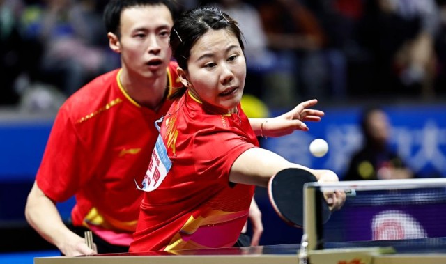 徐海东/陈幸同4-1获胜 晋级十五运会混双四强